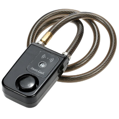 

Keyless Bluetooth Chain Smart Lock Anti Theft Alarm for Bicycle APP Control D0U2