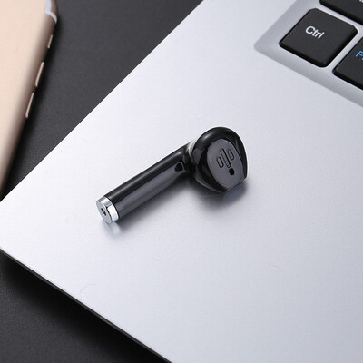 

I7 Bluetooth headset binaural wireless hanging ear type ultra small mini invisible sports earplugs in-ear universal