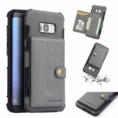 

SHS Phone Case For Samsung Galaxy G530J2 PrimeA8 2018 Fashion Concise Leather Wire Drawing Multifunction Purse