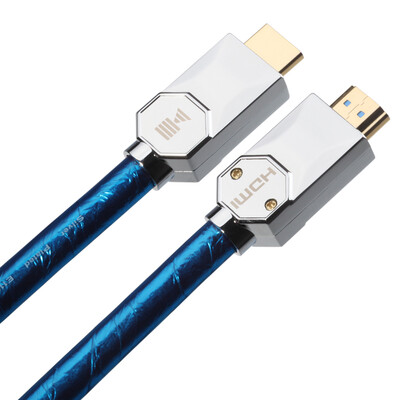 

KAIBOER KBEH-T 1.8m Полный серебряный кабель HDMI HD 4-слойный экран с высокой плотностью 2.0 поддерживает 4K * 2K, функцию 3D