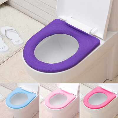 

Jingdong supermarket] green reed O-type toilet pad cover warm universal toilet ring 5 loaded color random