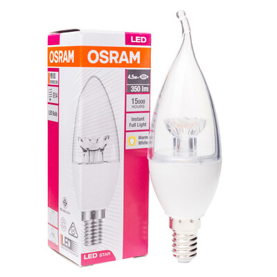 

OSRAM OSRAM LED bulb pull-out bubble 45W E14 small mouth warm white yellow light