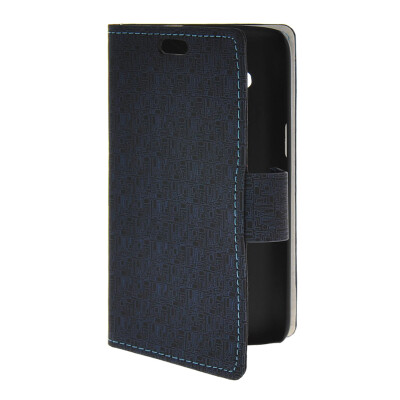 

MOONCASE Slim Leather Flip Wallet Card Pouch with Kickstand Shell Back Case Cover for Samsung Galaxy Core 4G G3518 Sapphire