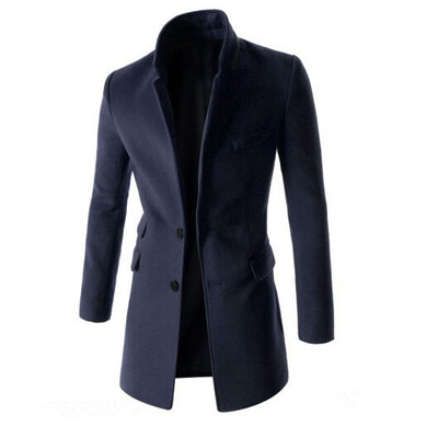 

Zogaa Mens Wool Coat Slim