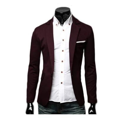 

Zogaa Spring New Mens Suit Slim Casual