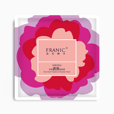 

Frentinka Rose Water Polyphenols Translucent Mask 25ml5 Hydrating Brightening Skin Color Lady