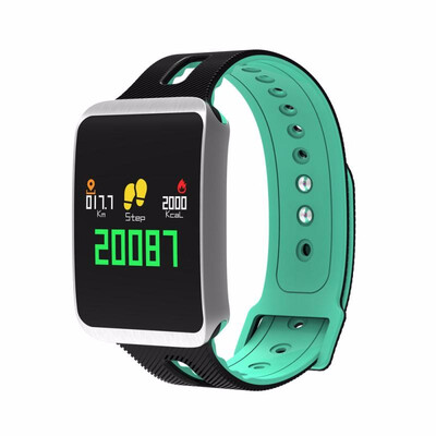 

TF1 Bluetooth 40 Nordic IP68 Waterproof Heart Rate Blood Pressure Blood Oxygen Sleep Monitor Sedentary Reminder Smart Watch