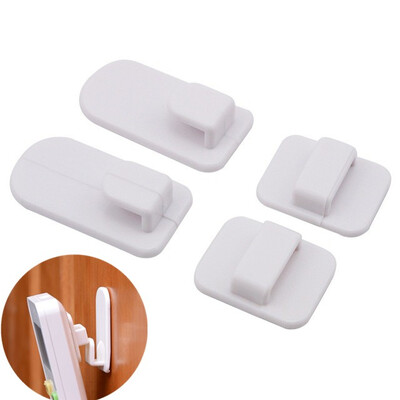 

2 Sets Self Adnesive Wall Hook TV Air Conditioner Remote Control holder plastic Sticky Hook hanger