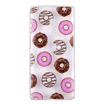 

MOONCASE Sony Xperia XZ2 High Translucent TPU-Donuts