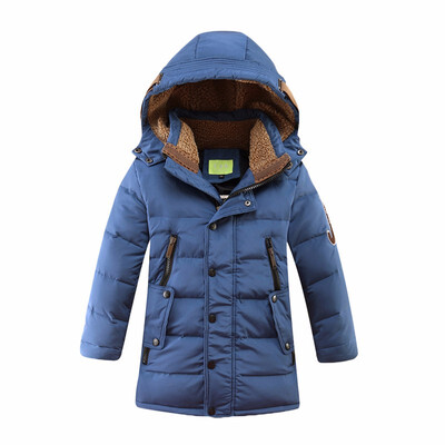 

-30 Degree Childrens Winter Jackets Duck Down Padded Children Clothing 2018 Big Boys Warm Winter Down Coat Thickening Outerwear