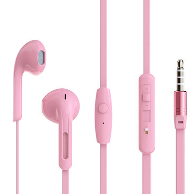 

Theater sound field music earphone 35mm in-ear headset HD calls with hd Microphone for Lenovo Xiaomi Girls Kid Student for MP3