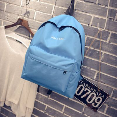 

Fashionable New Letter Canvas Backpack for Girl Travel Backpack Couple Backpack