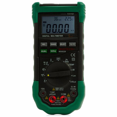 

MS8229 Auto Ranging Digital Multimeter 4000 Counts Temperature Humidity Tester
