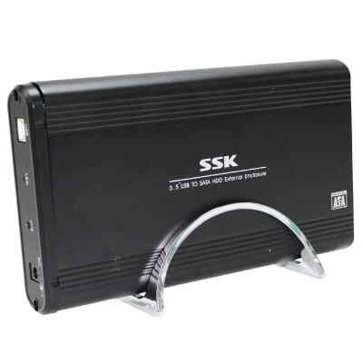 

Ван Бяо (ССК) SHE053 звездно 3,5 дюйма USB2.0 HDD Enclosure SATA / IDE интерфейс поддерживает двойной настольный жесткий диск (черный)