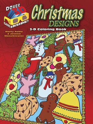

3-D Coloring Book - Christmas Designs Dover 3-D Coloring Book