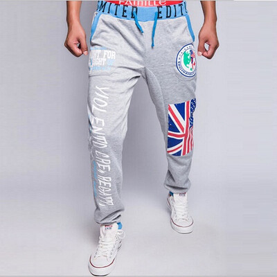 

2016 Brand New Fashion Brand Sweatpants Trousers Men Harem Pants Sport Pants, Men'S Big Pocket Design Man Cargo Joggers M ~ XXL