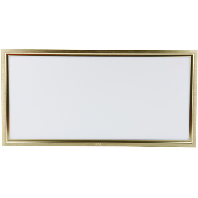 

Foshan Lighting FSL Integrated Ceiling LED Light Aluminum Clamp Board Panel Light 300 600 Long Shaped 22W White Light Elegant Gold