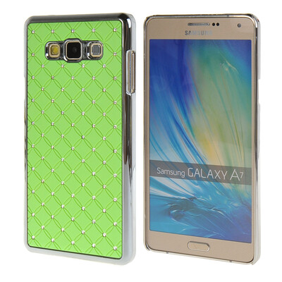 

MOONCASE Galaxy А7 Футляр Роскошные Chrome горный хрусталь Bling Звезда задняя крышка чехол для Samsung Galaxy A7 Грин