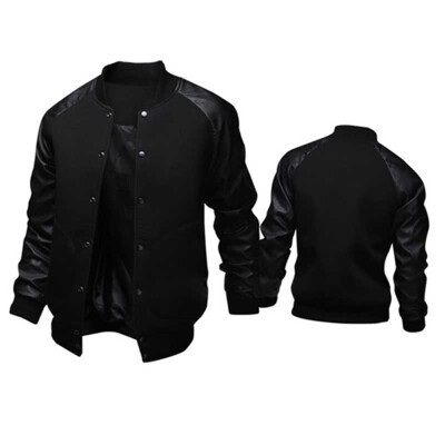 

2015 New Big Pocket Fight Skin Sleeve Jacket Men's Baseball Jacket Collar Outside British Fashion GYM Clothing