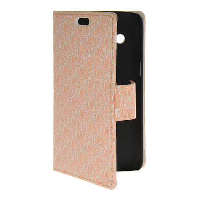 

MOONCASE Slim Leather Flip Wallet Card Pouch with Kickstand Shell Back ЧЕХОЛ ДЛЯ Samsung Galaxy Core 4G G3518 Beige