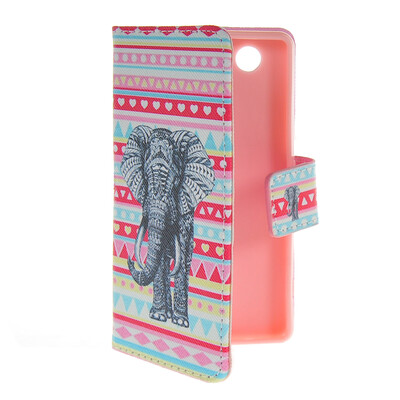 

MOONCASE Pattern Style Leather Side Flip Card Slot Pouch Stand Shell Back ЧЕХОЛ ДЛЯ Sony Xperia Z3 Compact ( Z3 Mini )