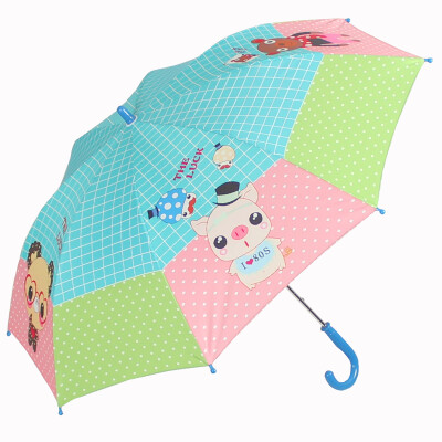 

Jingdong Supermarket] Paradise umbrella high-density polyester silver plastic transfer cartoon children straight pole sunny umbrella sun umbrella red 10002ELCJ