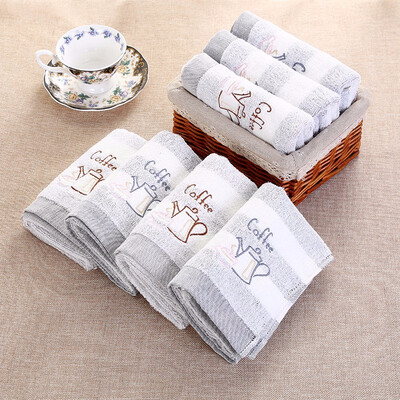 

Cntomlv 2pcs Thicker Stripe Pattern Soft Cotton Towel Set Bathroom Super Absorbent Bath Towel Face Towels