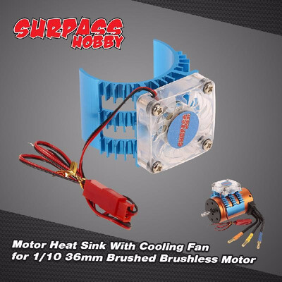 

SUPERPASS HOBBY Motor Heat Sink With Cooling Fan for 110 HSP HPI Wltoys Kyosho