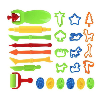 

23 Pcs Clay&Dough Model ToolsClay Dough Tools Kit with Models&MoldsSlime Tools With Plastic Dough Rollers