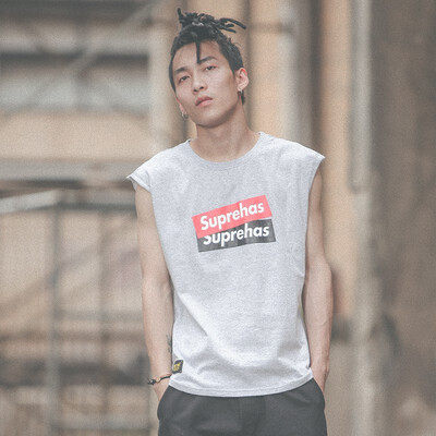 

Damaizhang Brand Designer Men Tanks Hip Pop Sleeveless Cotton Men Tank