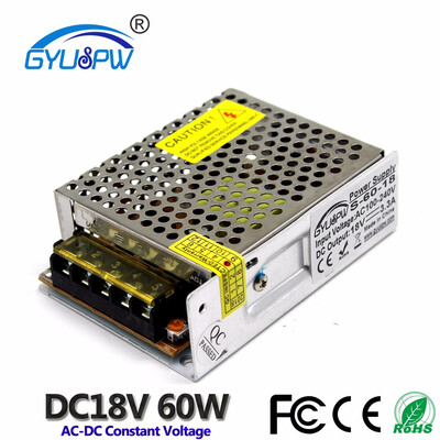 

Single Output DC18V Power Supply 33A 60W Driver Transformer AC100-240V to DC 18V SMPS Power adapter for LED Lighting Motor CNC