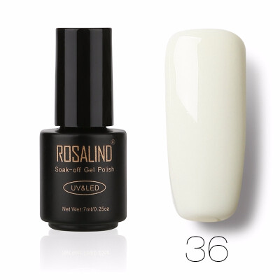 

ROSALIND Gel 1 Black Bottle 7ML Pure Color 58 Colors 01-58 Gel Nail Polish Soak Off Nail Art Semi-Premanent UV LED Gel Lacquer
