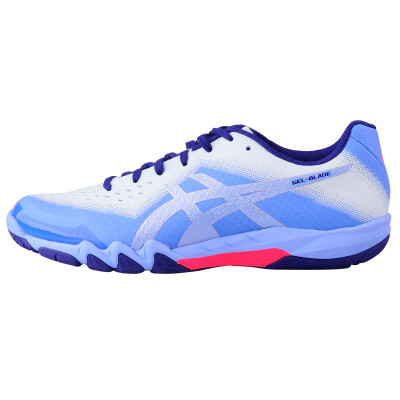 

IELTS asics badminton shoes GEL-BLADE 6 men&women shoes blade R703NR753N sports shoes R753N-400 light blue sky blue 38