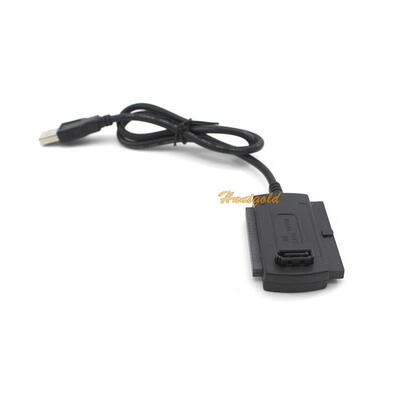 

1PC черный USB 2.0 для IDE SATA 2.5 3.5 HDD Жесткий диск Адаптер конвертера кабеля