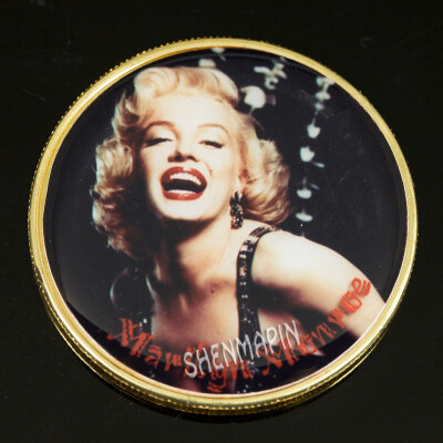 

American actress Marilyn Monroe gold-plated commemorative coin love movie coins Work hard in your own life