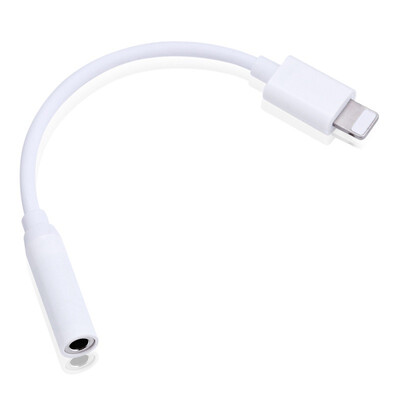 

8 Pin Male to 35mm Audio Female Interface Switch Line Adapter Wire for iPhone 7 Reversible plug orientation&cable direction