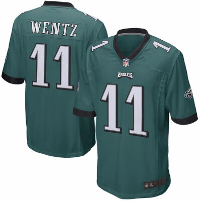 

Mens Philadelphia Eagles Carson Wentz Nike White Game Jersey