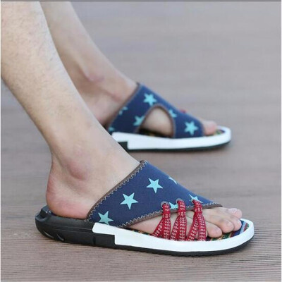 

2018 Summer Slippers Men Cool China Style Mens Sneaker Casual Sandals Skid-proof Camouflage Fashion Beach Shoes