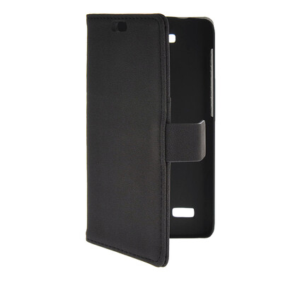 

MOONCASE Slim Leather Side Flip Wallet Card Slot Pouch with Kickstand Shell Back чехол для Huawei Honor Holly Black