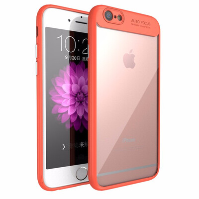 

For iPhone 6 Cases Ultra-thin TPU Frame Transparent Cover Silicone Shockproof Luxury Case For iPhone 6S Plus Full Coque