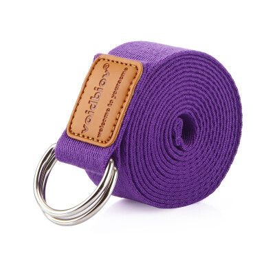 

D-Ring Buckle Yoga Strap 250CM Durable Cotton Belt Perfect for Holding Poses Improving Flexibility&Physical Therapy