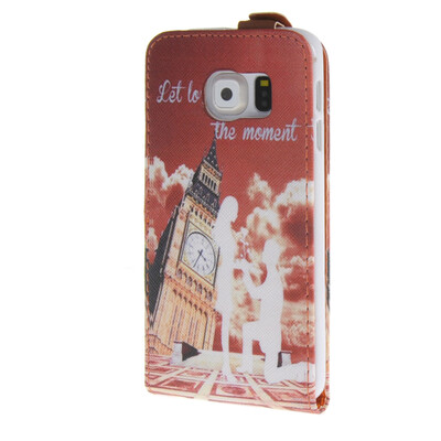

MOONCASE Samsung Galaxy S6 Edge ЧЕХОЛ ДЛЯ Leather Bottom Flip Pouch [Pattern series] /a05