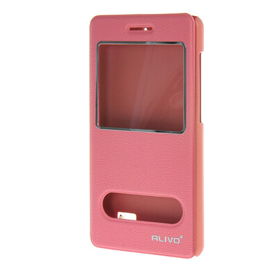 

MOONCASE Huawei Honor 4C чехол Double Window View Leather Flip Bracket Back чехол Cover Pink
