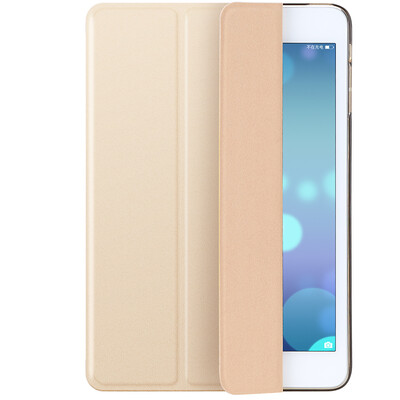

[Jingdong себя] BIAZE Apple iPad Mini2 / 3/1 защитная крышка / корпус света и падение умный сон три раза кожаный чехол PB10-земля золото