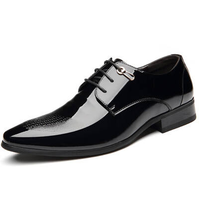 

Mens Breathable Leather Casual Shoes Lace up Oxfords Dress Shoes