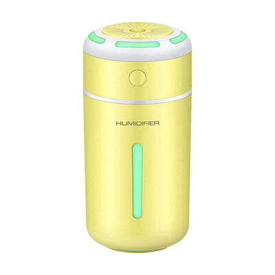 

TOMNEW 230ML Cool Mist Humidifier USB Mini Portable Ultrasonic Air Diffuser Purifier with LED Night Light for Home Office or Car