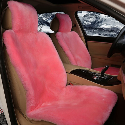 

100 Real Whole Sheepskin Cashmere Car Seat CoverSuper Warm Fur Car Seat CushionWholesale High Quality car seat WSCP01