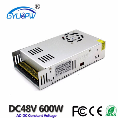 

600W 48V 125A Small Volume Single Output Switching Power Supply Transformers AC110V 220V TO DC SMPS for LED Strip Light CNC