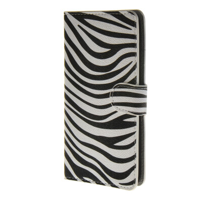 

MOONCASE Zebra style Leather Wallet Flip Card Slot Stand Pouch чехол для ASUS Zenfone 5 A501CG A07