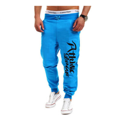 

Zogaa New Eurppe Casual Printing Long Men's Active Pants